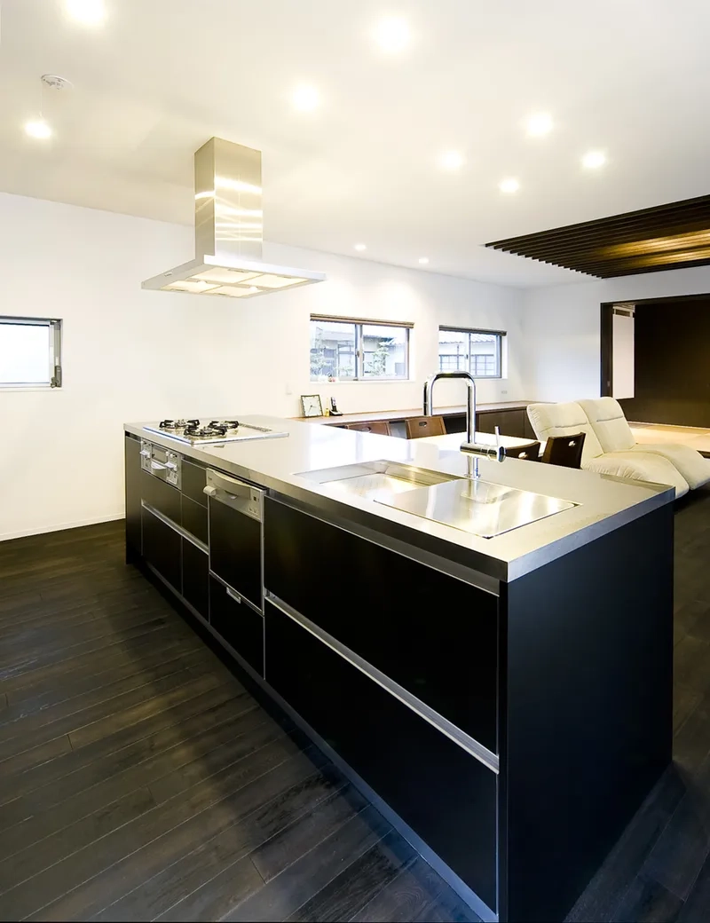 Tối giản mà tinh tế với ảnh đảo bếp đẹp tối giản