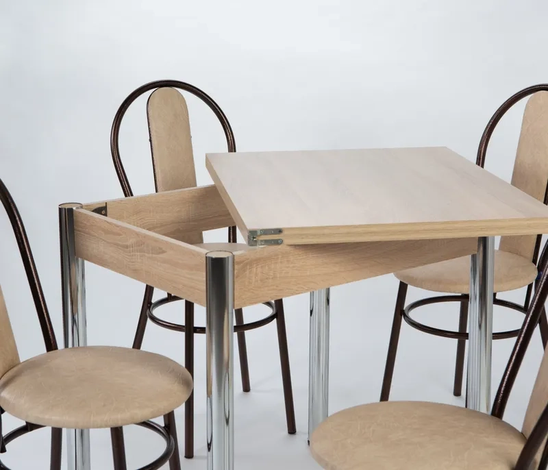 Xem ảnh bàn ăn 4 ghế ghế đơn giản tiện nghi cho không gian nhỏ