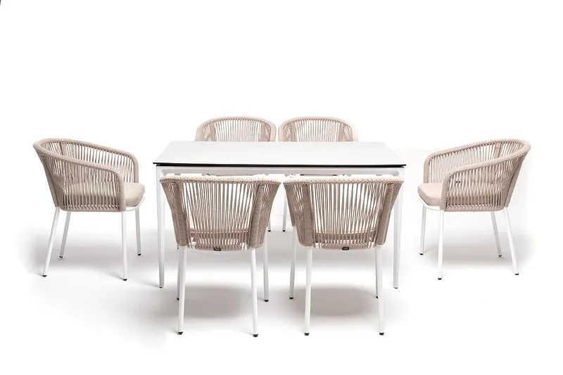 Xem ảnh Bàn ăn 6 ghế phong cách Scandinavian tinh tế