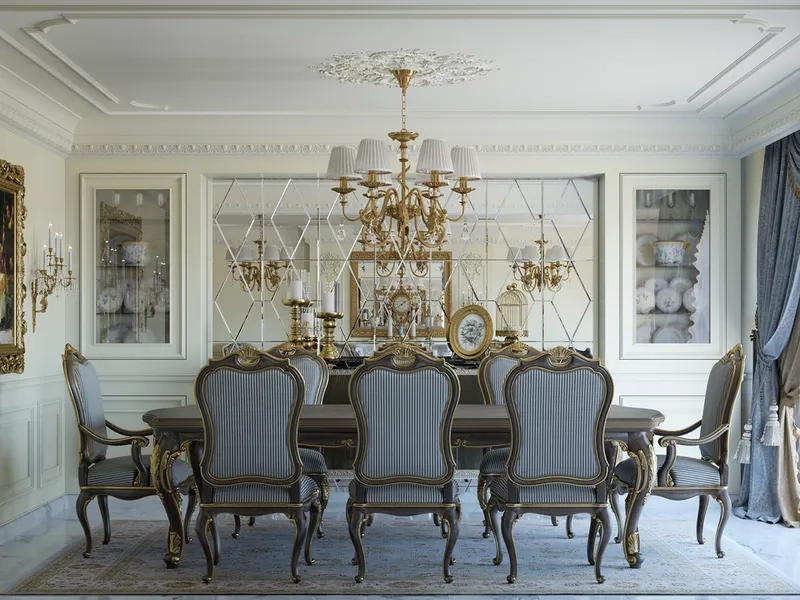 Mang phong cách châu Âu vào không gian qua ảnh bàn ăn