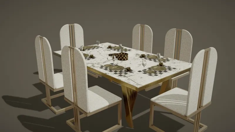 Ảnh bàn ăn thông minh hiện đại cho phong cách sống sang trọng