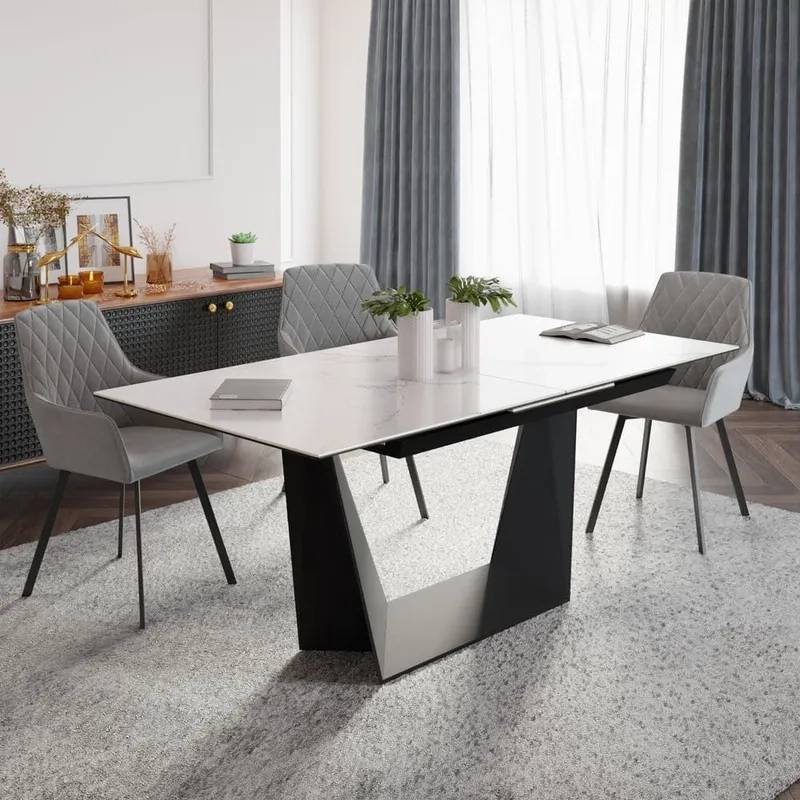 Hình ảnh bàn ăn mở rộng tự động phù hợp mọi bữa ăn