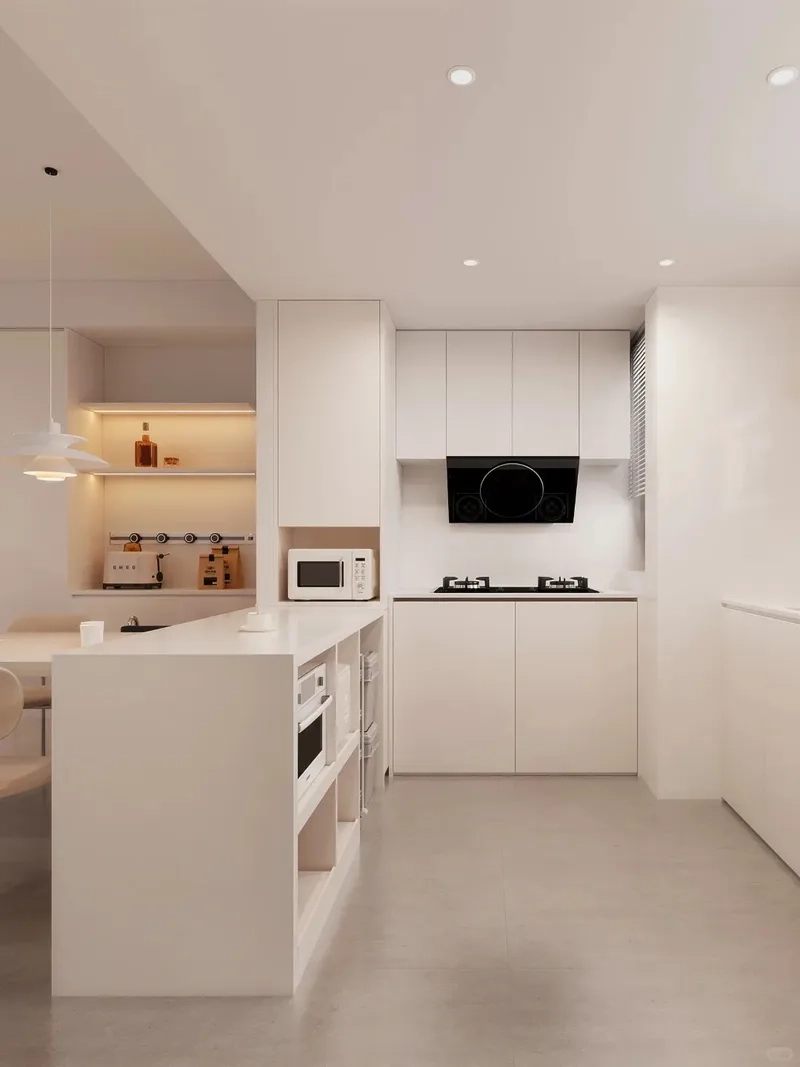 Kết hợp tiện ích với bàn đảo bếp kết hợp bàn ăn