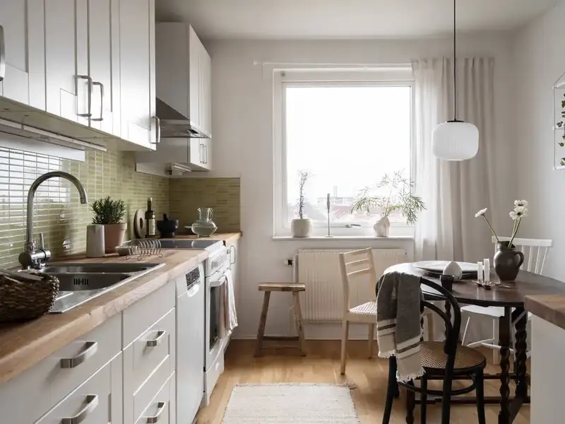 Ý tưởng bếp Bắc Âu truyền cảm hứng sống xanh