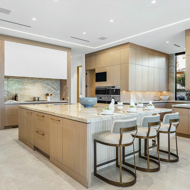 Phòng bếp phong cách Hàn Quốc trang nhã