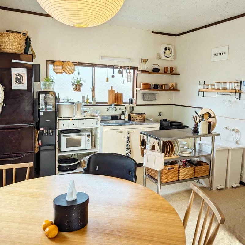 Phòng bếp vintage gợi nhớ nét xưa tinh tế