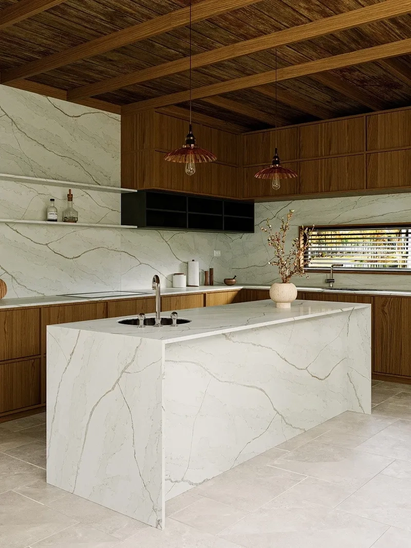 Thiết kế bàn đá Vicostone sang trọng