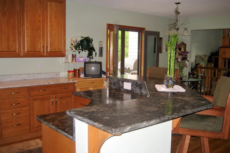 Khám phá đảo bếp 2 tầng hiện đại cho căn bếp sang