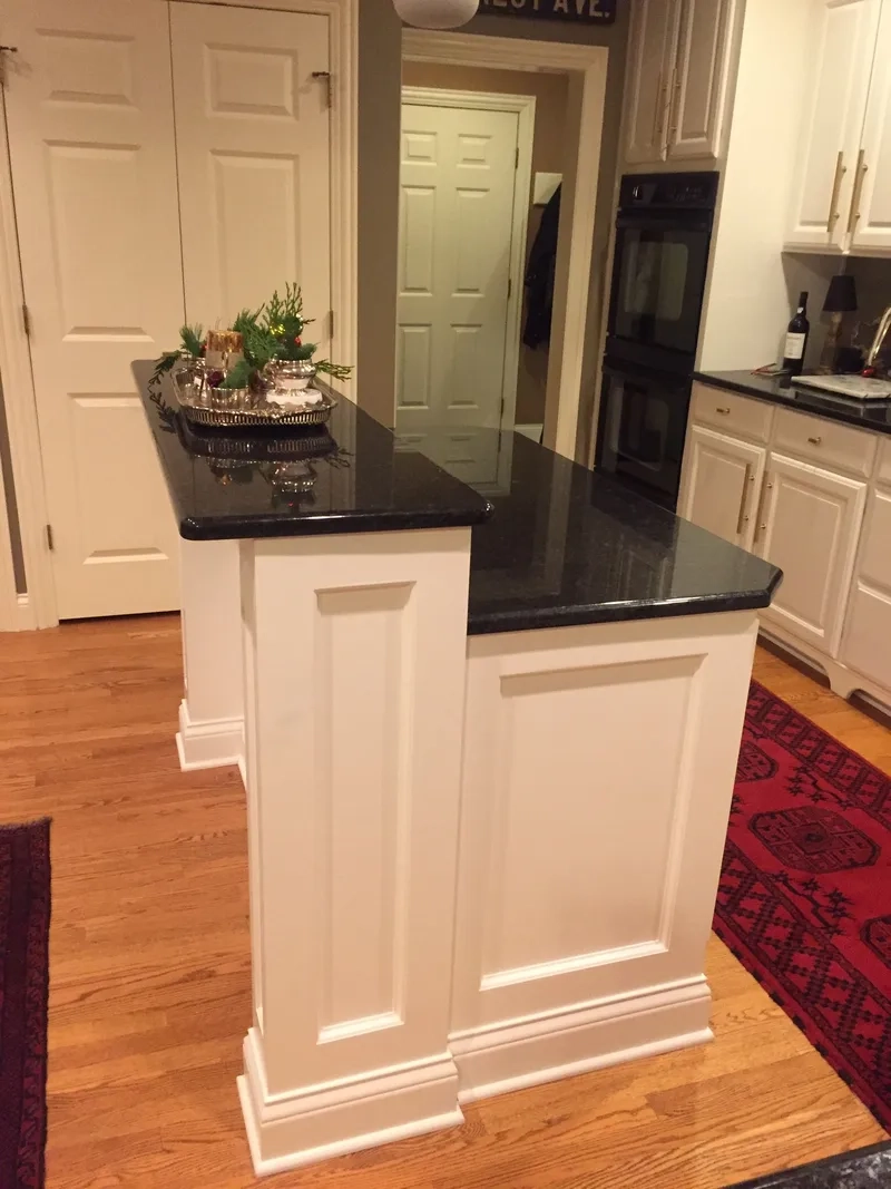 Tối ưu không gian nhờ đảo bếp 2 tầng tiện ích