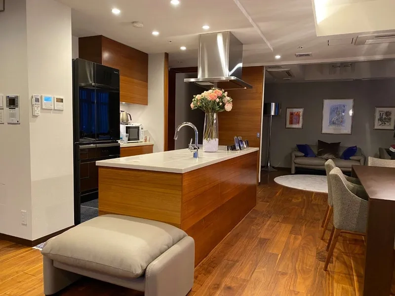 Thiết kế lý tưởng với thiết kế đảo bếp chung cư