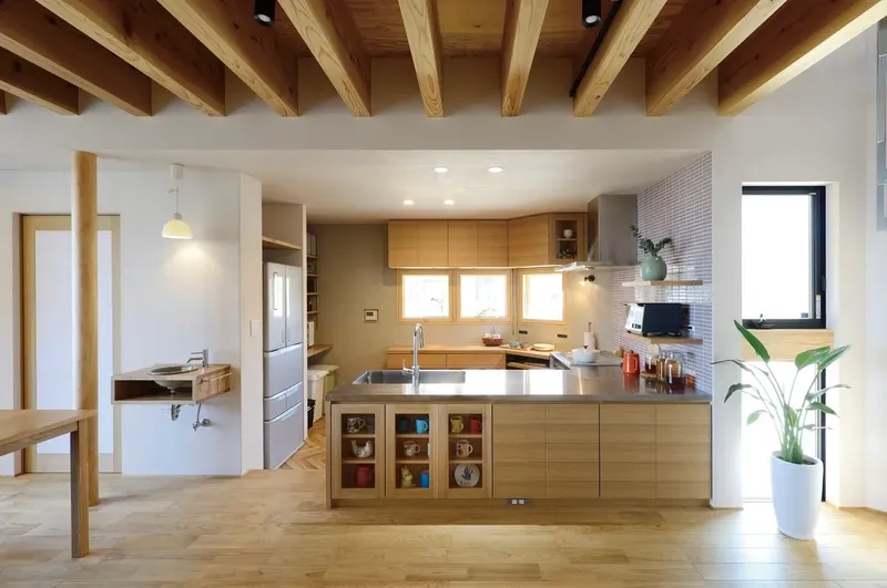 Sang trọng châu Âu cùng đảo bếp có chậu rửa phong cách châu âu