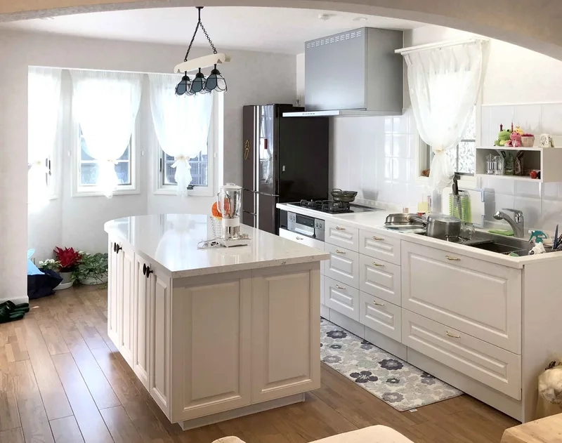 Khám phá phối cảnh ấn tượng phối cảnh đảo bếp mặt đá