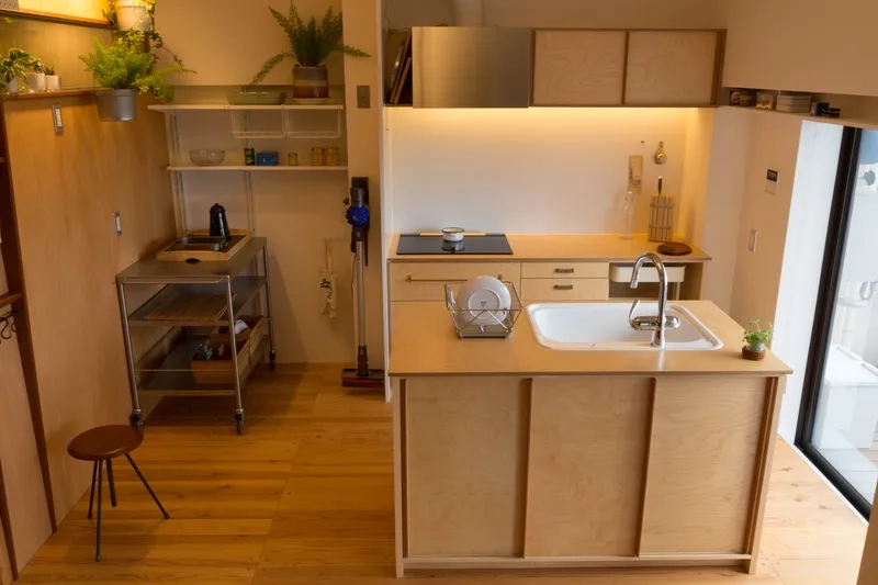 Sáng tạo đa năng cùng đảo bếp mini đa năng tiện ích