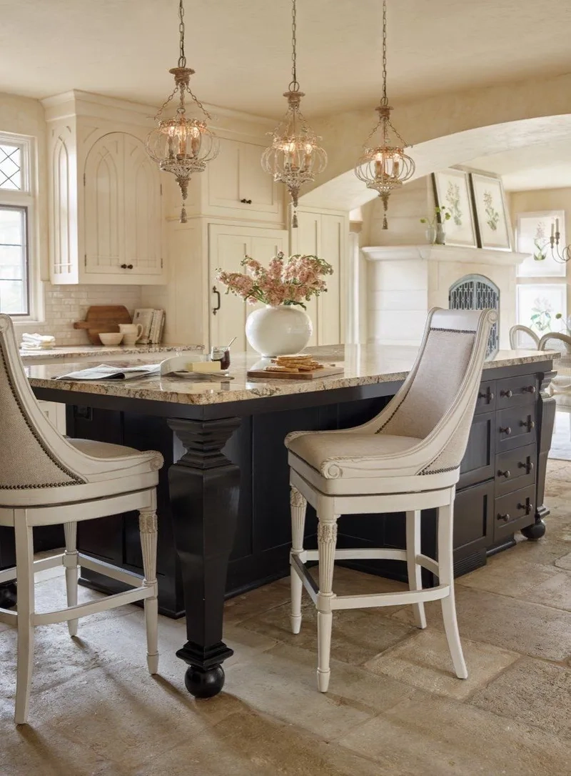 Ý tưởng độc đáo từ ý tưởng đảo bếp tân cổ điển