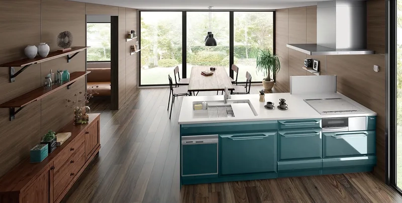 Tối ưu không gian với đảo bếp thông minh hiện đại