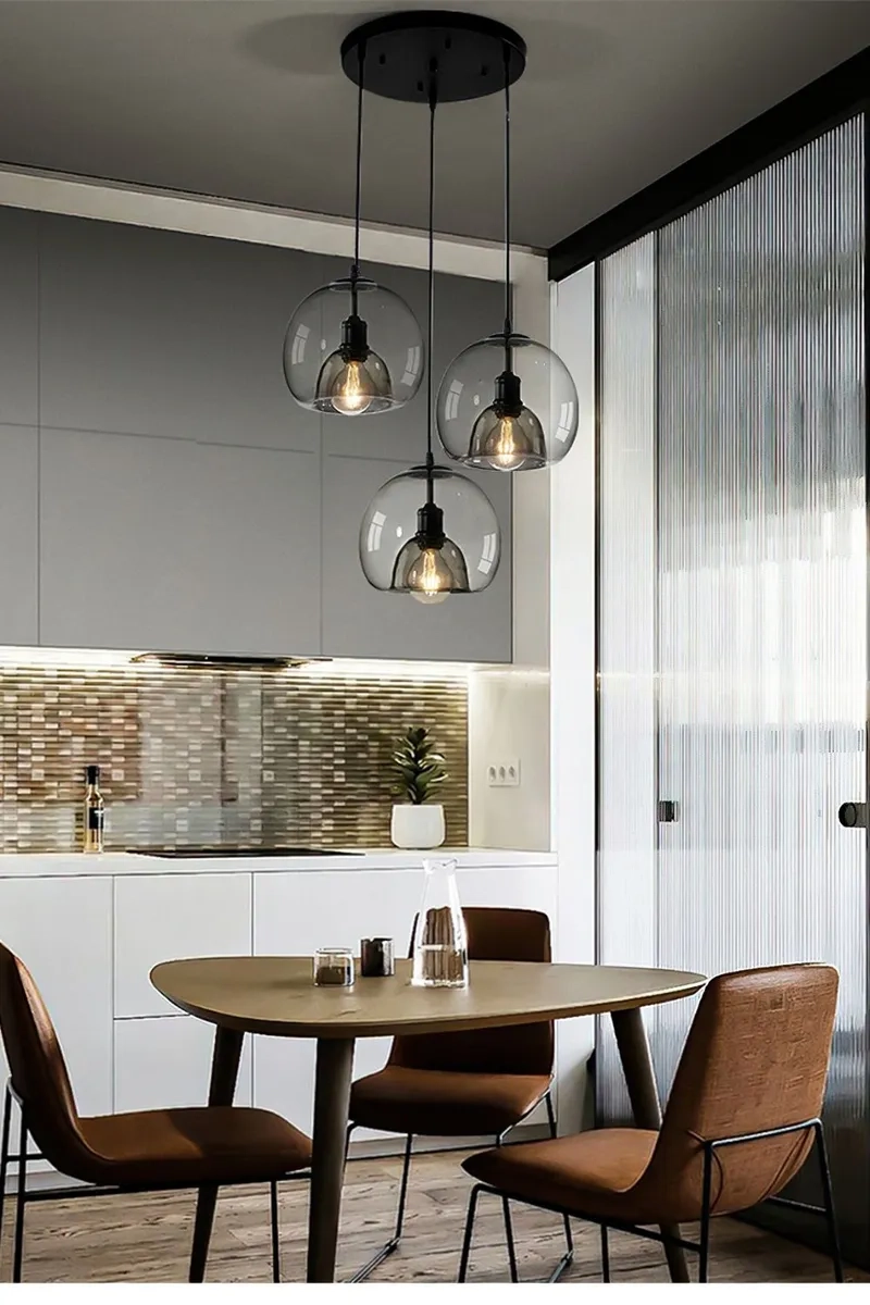 Đèn thả bàn ăn kết nối ảnh đèn thả bàn ăn nội thất