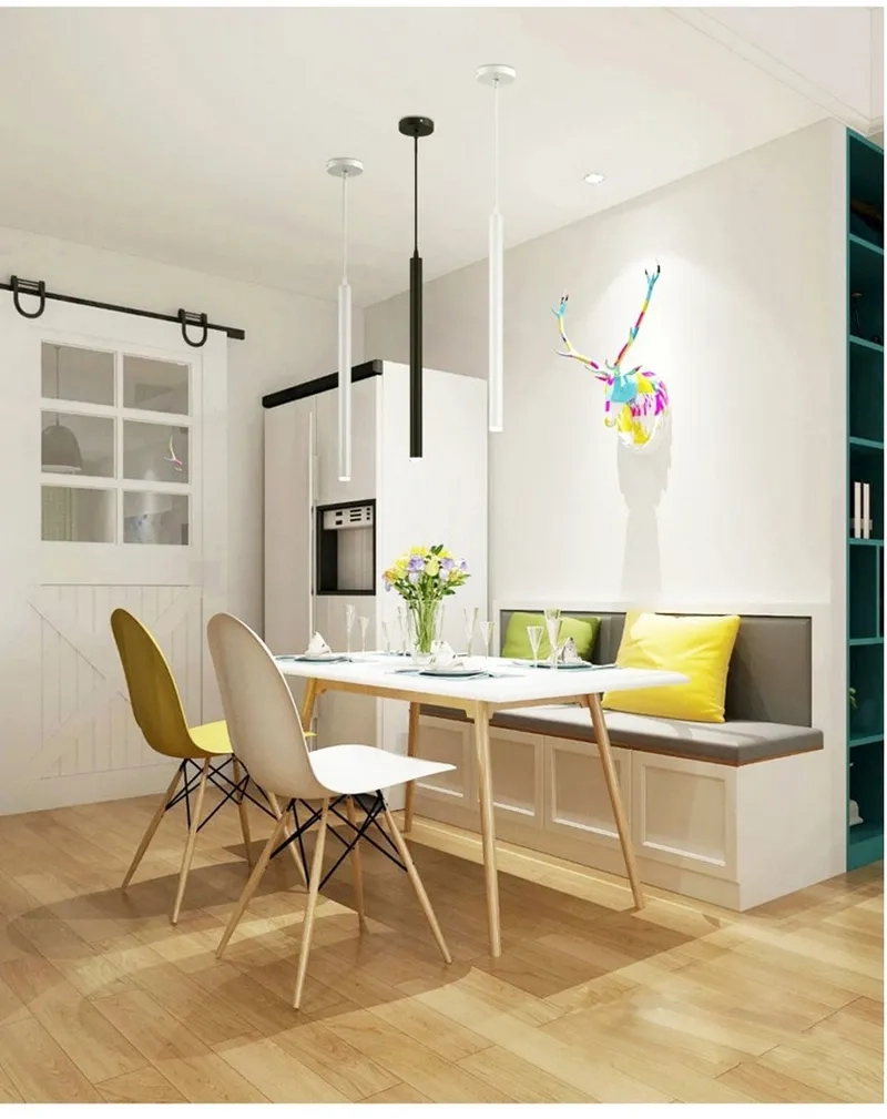 Đèn thả bàn ăn ấm áp ảnh đèn thả bàn ăn gia đình