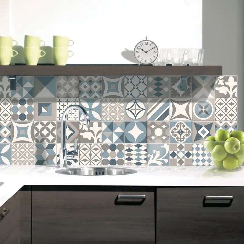 Vị trí gạch bông ốp khu vực bếp