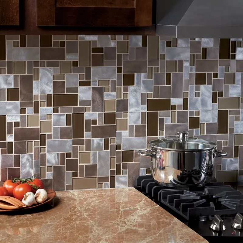 Thiết kế gạch Mosaic vảy cá độc đáo