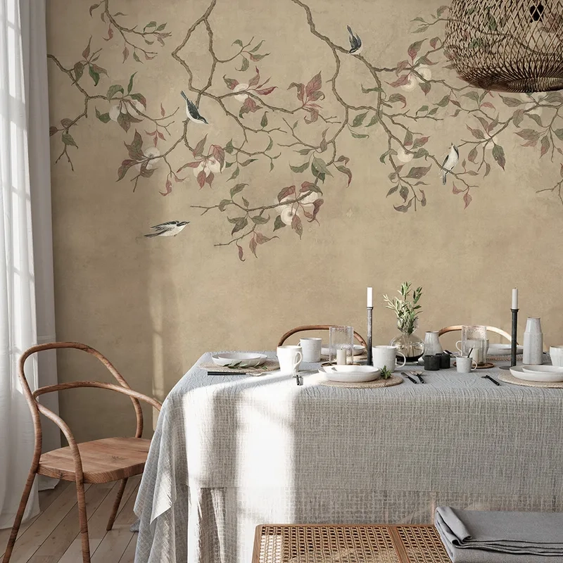 Giấy dán tường nhà bếp chống dầu