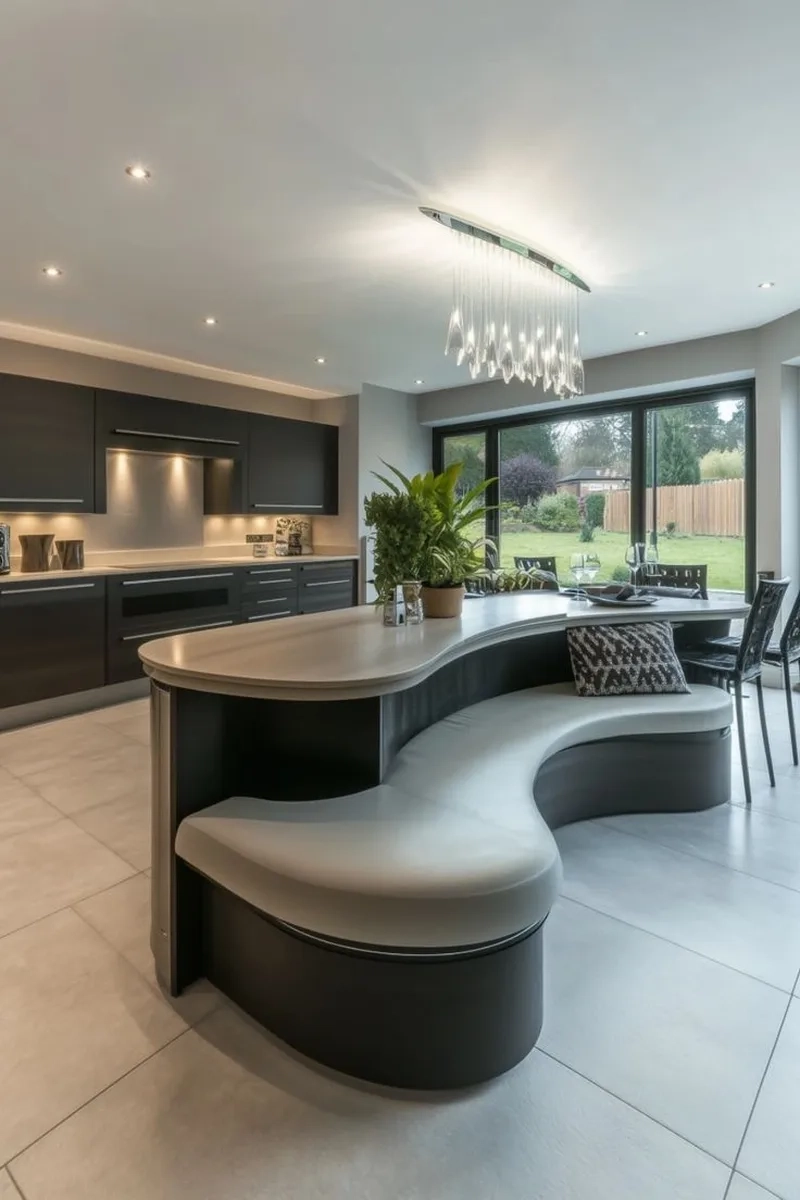 Lựa chọn phù hợp với kích thước mẫu đảo bếp hiện đại chuẩn xác