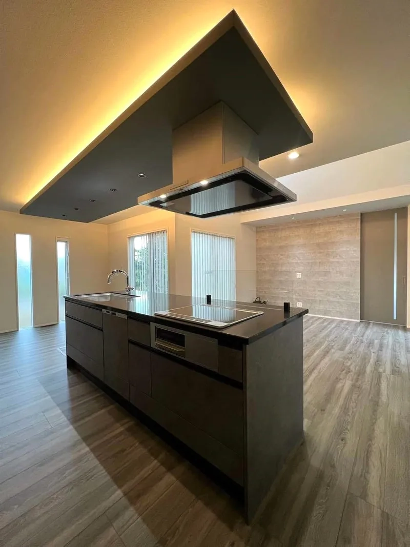 Khám phá phối cảnh đẹp với phối cảnh mẫu đảo bếp hiện đại