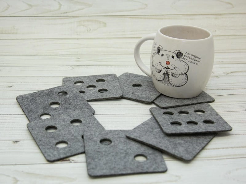 Miếng lót cốc giúp hạn chế nước đọng hiệu quả