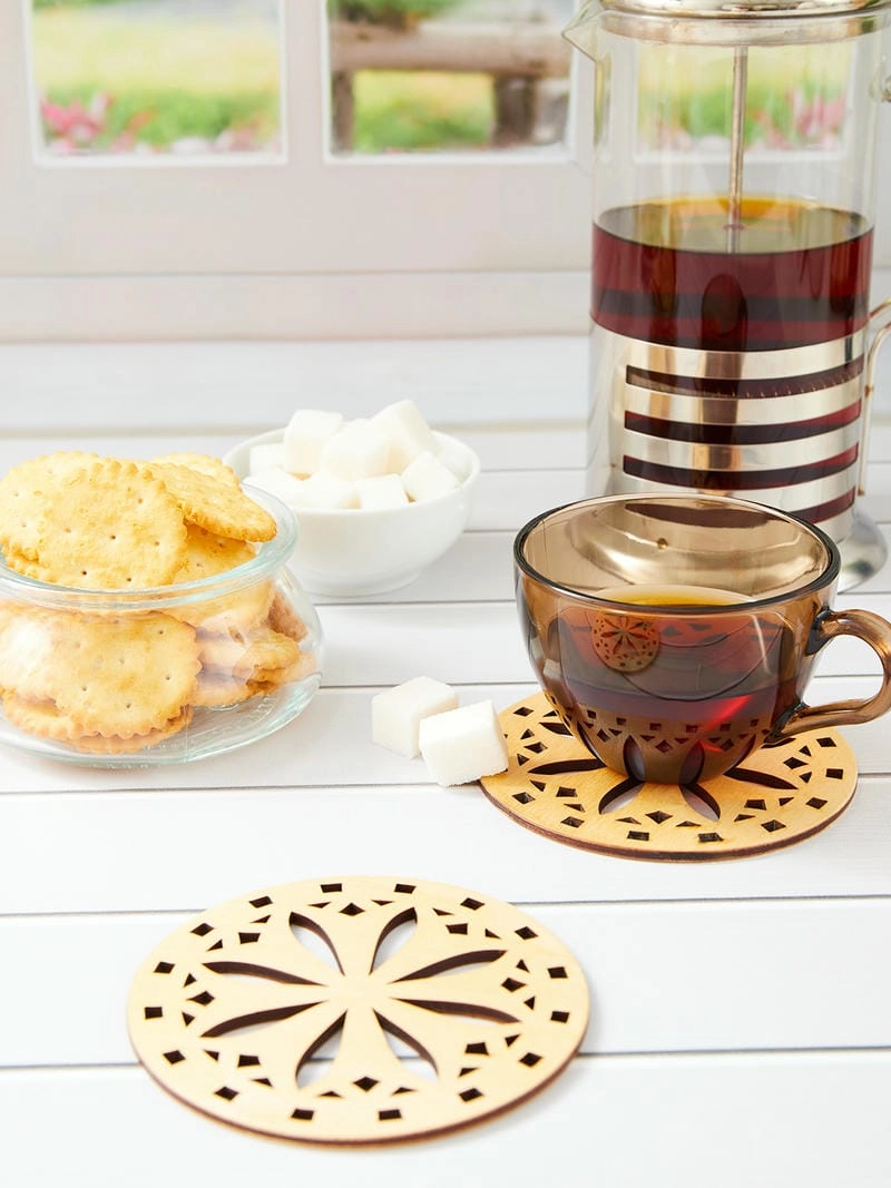 Bộ đế lót ly tiện lợi cho gia đình quán cà phê