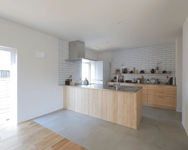 Sàn bếp đẹp giúp không gian bếp thêm sang trọng