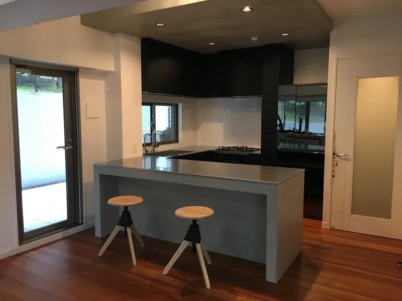 Phong cách tinh tế với quầy bar bếp phong cách hiện đại