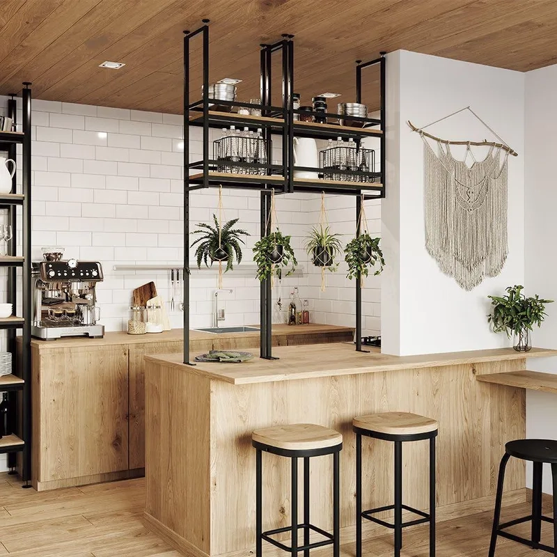 Ý tưởng độc đáo cho không gian với ý tưởng quầy bar bếp