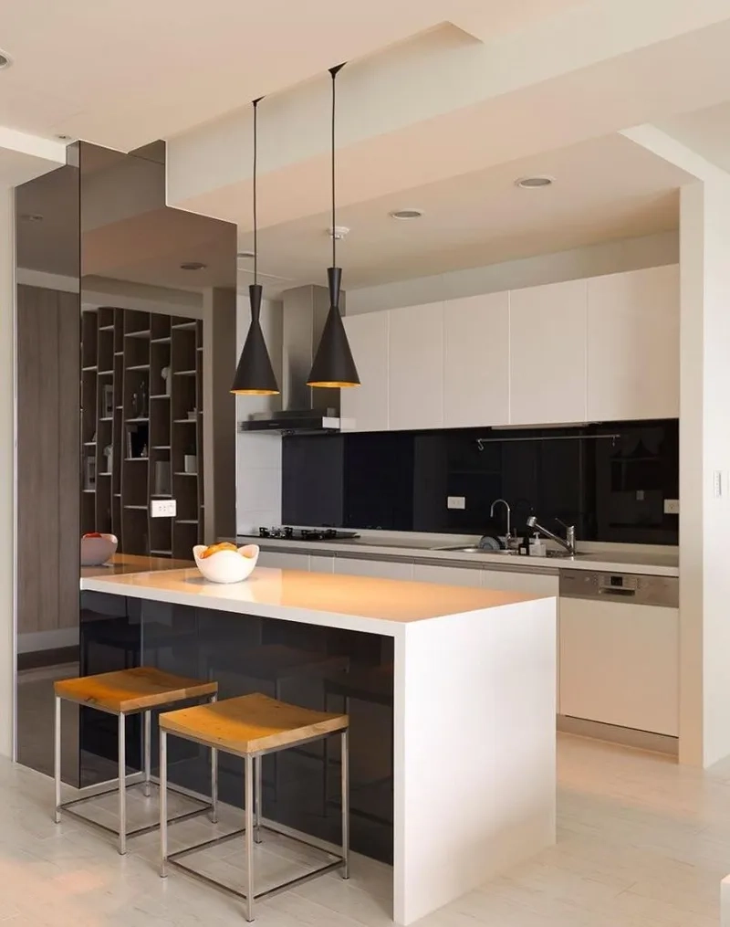 Phong cách cổ điển tinh tế với quầy bar gia đình tân cổ điển