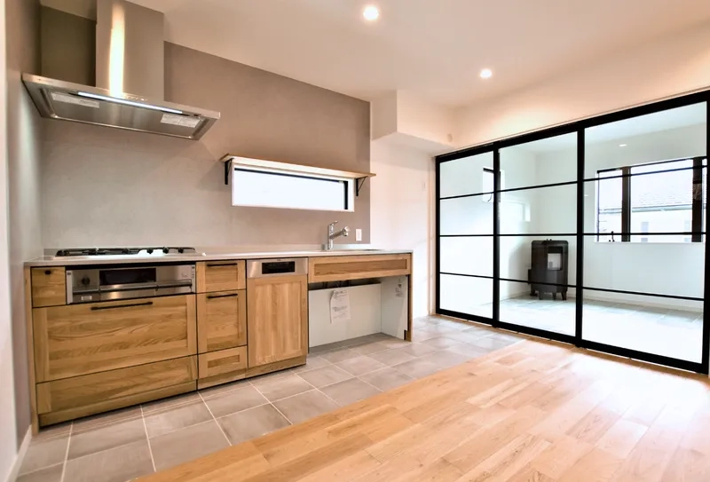 Mẫu gạch lát sàn bếp đẹp hiện đại