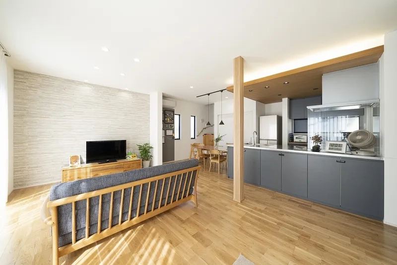 Sàn nhà bếp đẹp và sạch sẽ