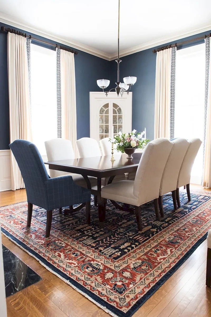 Ảnh thảm trải sàn phòng ăn ý tưởng trang trí mới