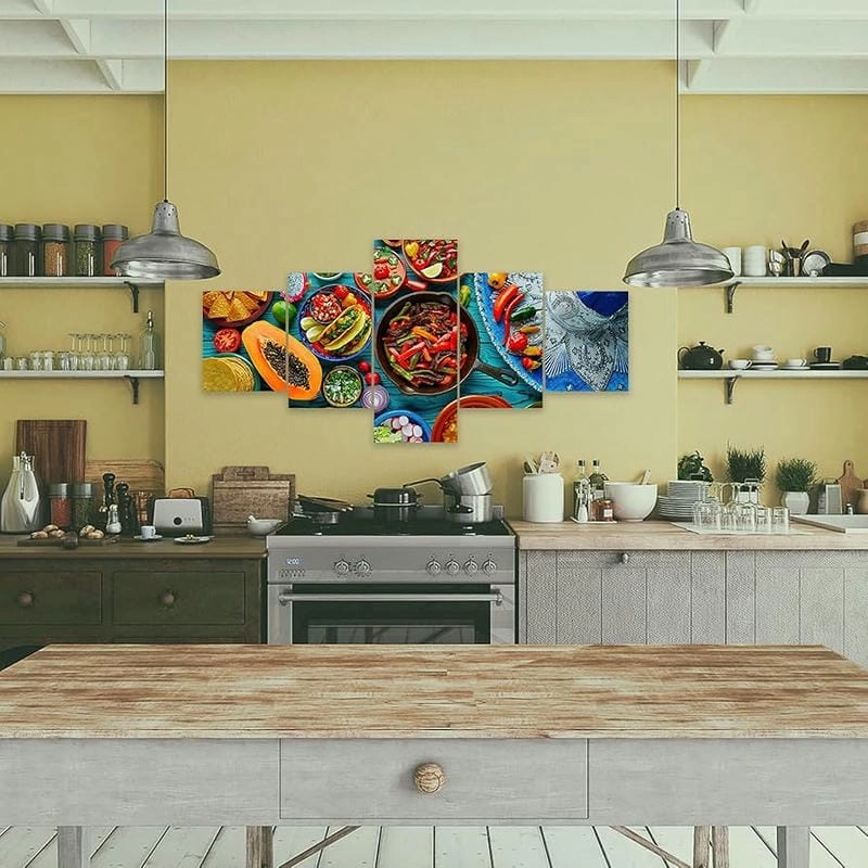 Tranh nhà bếp giúp không gian sinh hoạt thêm sinh động