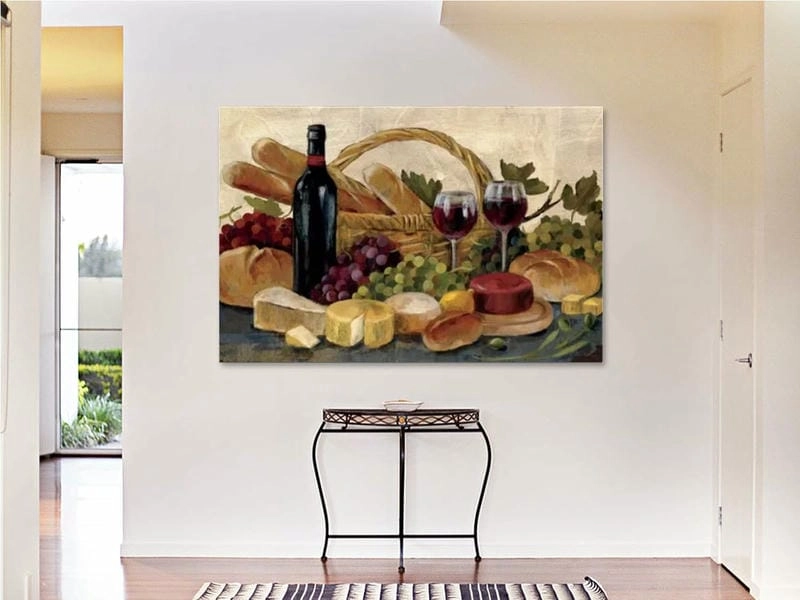 Tranh treo tường phòng bếp mang nét đẹp tinh giản