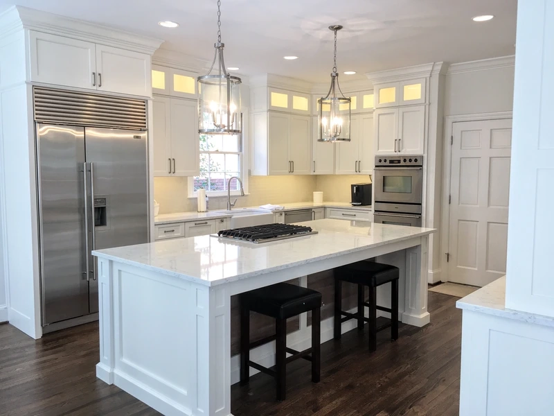 Nâng tầm không gian bằng tủ bếp biệt thự sang trọng