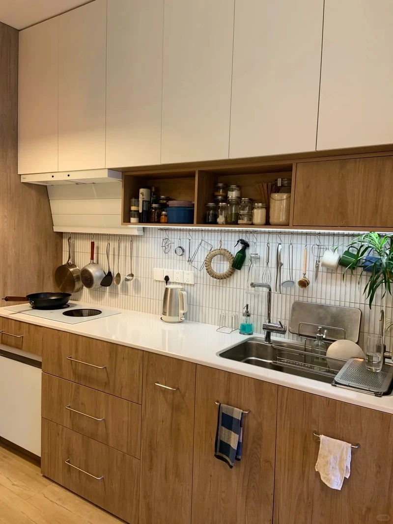 Tiết kiệm chi phí tủ bếp chữ i gỗ công nghiệp