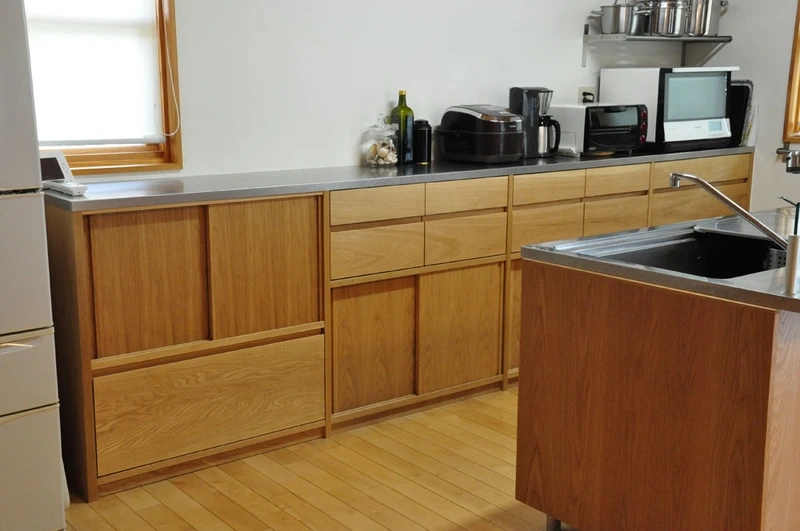 Giải pháp phù hợp cho tủ bếp gỗ sồi cho chung cư