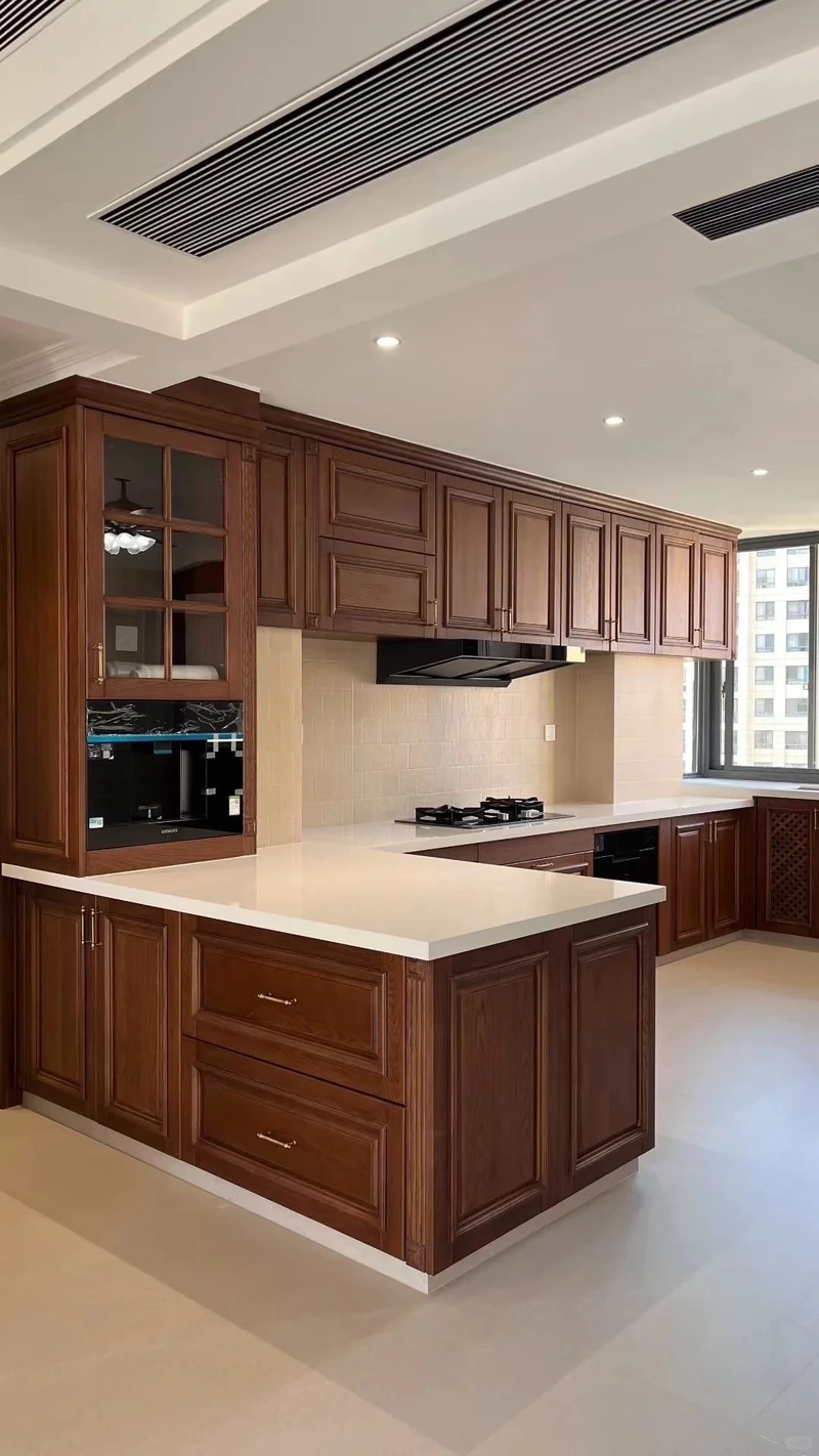 Giá trị lâu dài của tủ bếp gỗ tự nhiên bền đẹp