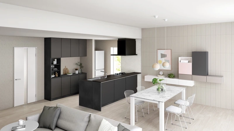 Biệt thự đẳng cấp với tủ bếp hiện đại biệt thự sang trọng