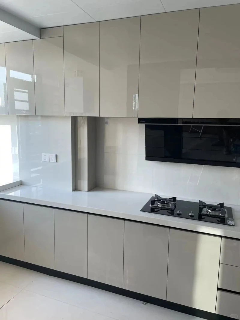 Lựa chọn tối ưu cho tủ bếp melamine nhà phố