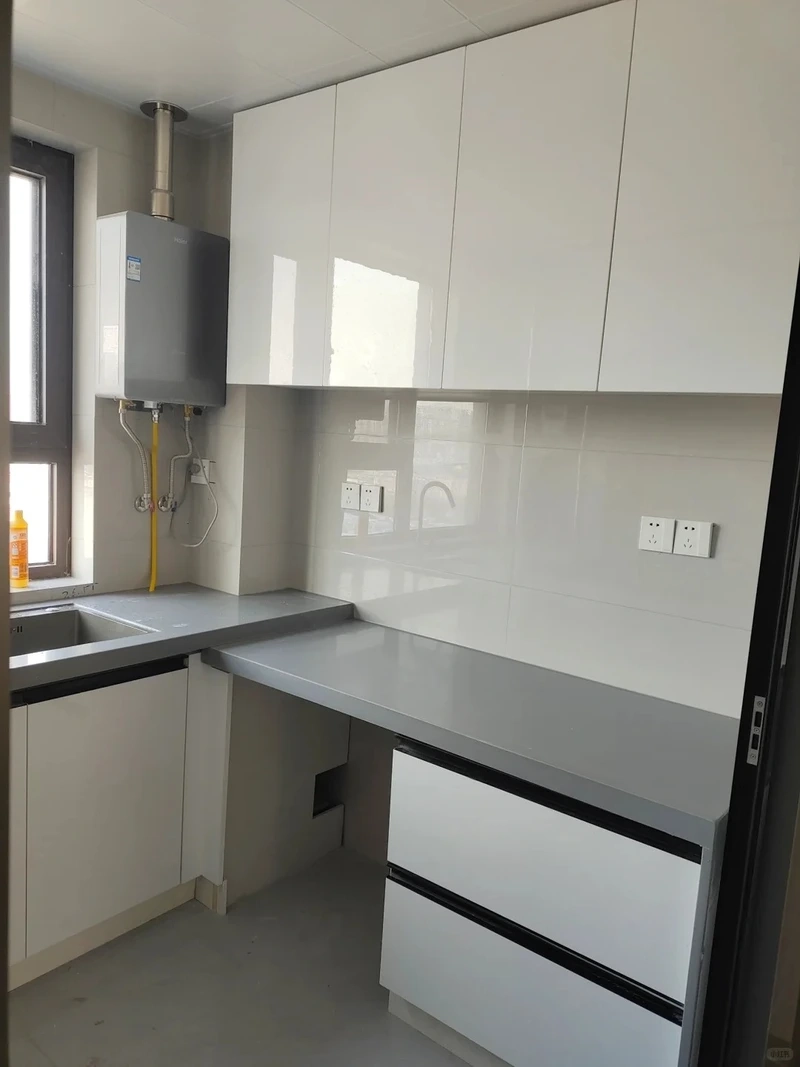 Tạo điểm nhấn với tủ bếp melamine thiết kế đẹp