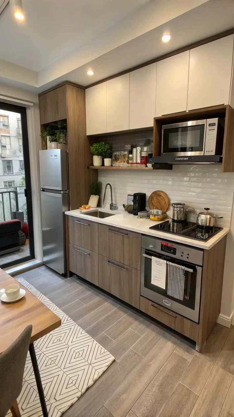 Xu hướng mới của tủ bếp nhỏ hiện đại cho nhà xinh