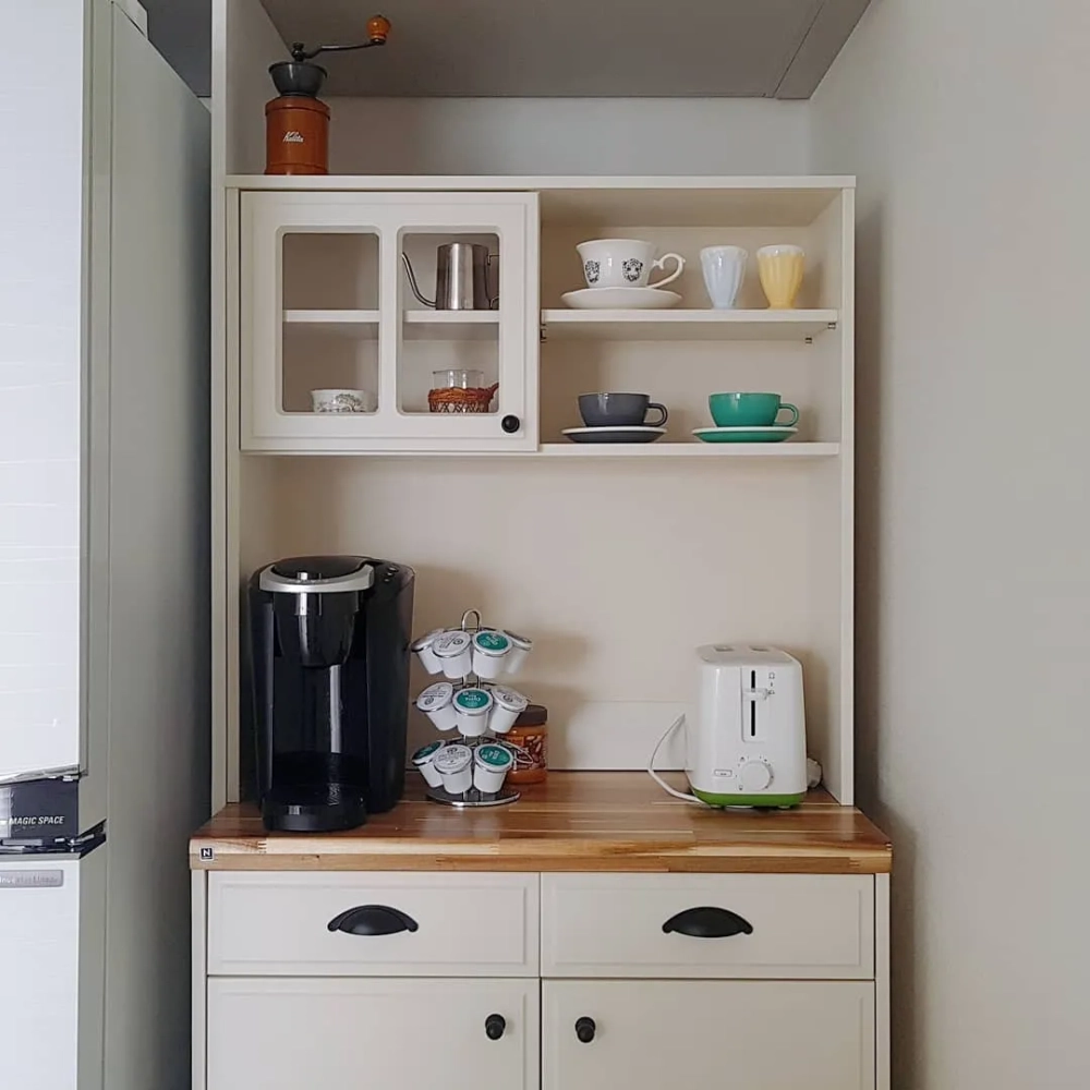 Mẫu kệ tủ để đồ nhà bếp độc lập cho căn hộ nhỏ